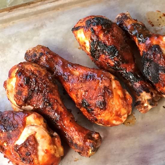 Barbecue Grilled Chicken Legs