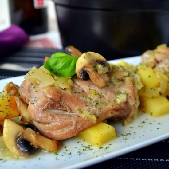 Chicken Thighs with Mushrooms