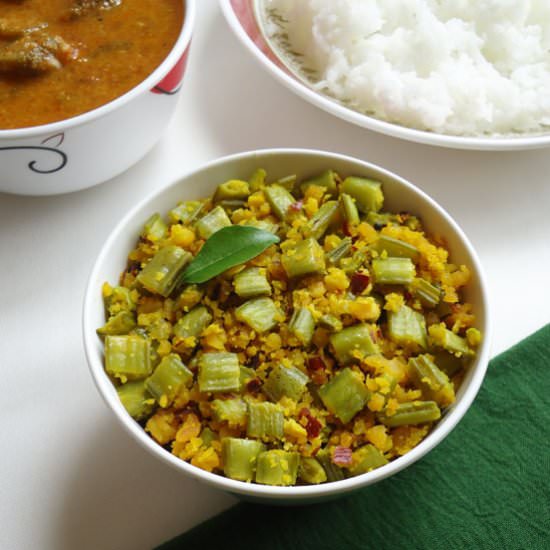 Cluster Beans Paruppu Usili