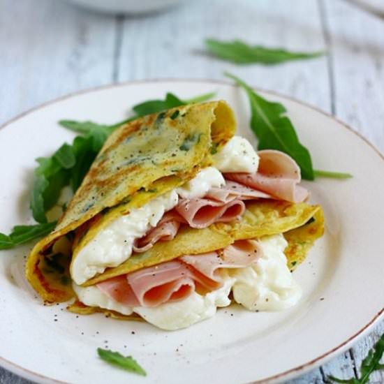 Crepes Rucola e Stracchino