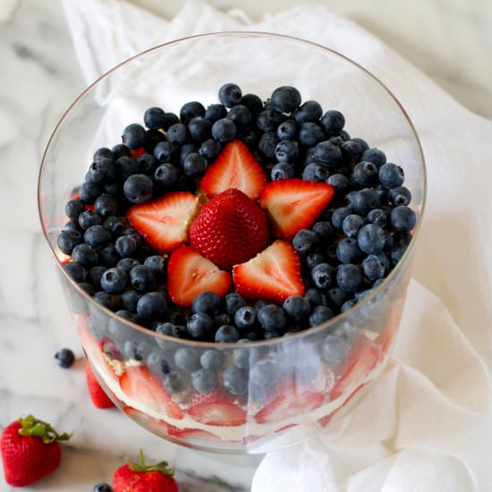 Strawberry Meringue Trifle