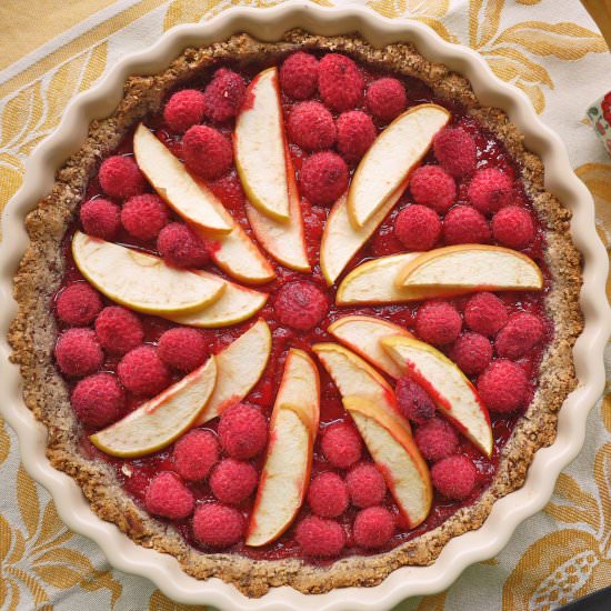 Paleo Berry Apple Tart
