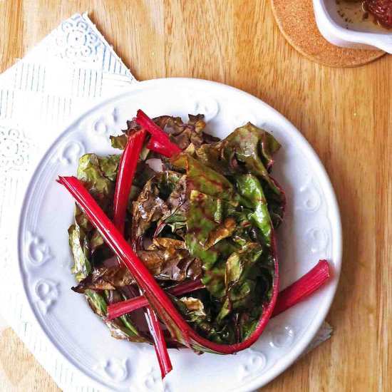 Roasted Ruby Chard