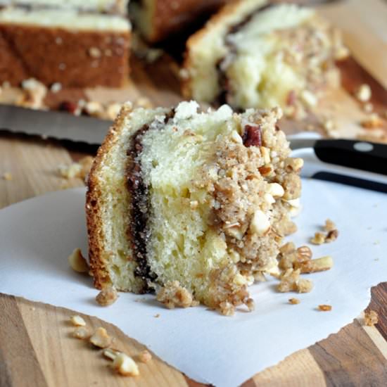 Chocolate-Hazelnut Coffee Cake