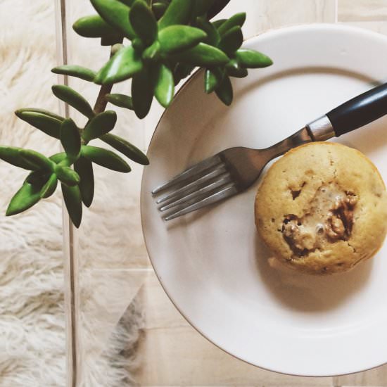 Peanut Butter and Walnut Muffins