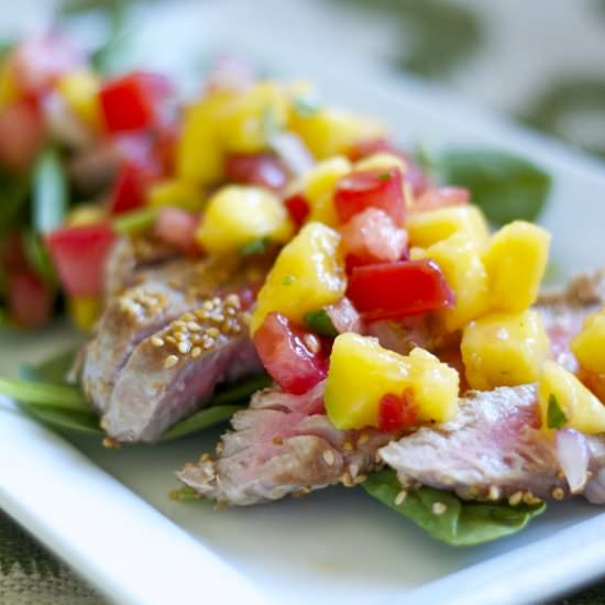 Toasted Sesame Ahi Salad