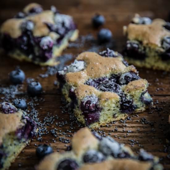 Blueberry and Poppy Seed Bublanina