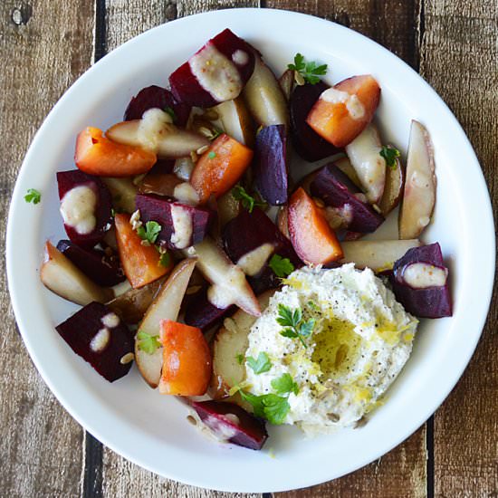 Salt Roasted Beet & Pear Salad