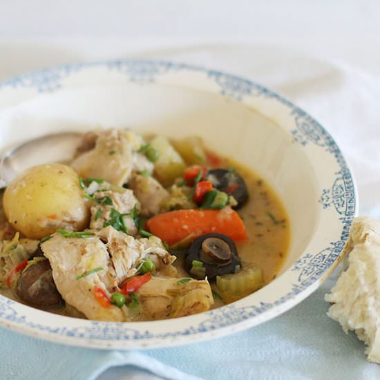Slow Cooked Chicken Casserole