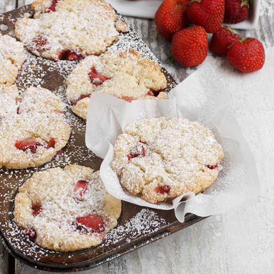 Strawberry Shortcake Muffins