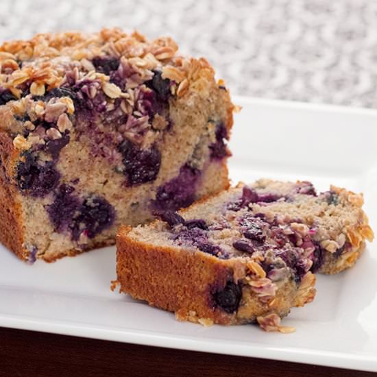 Healthy Blueberry Bread