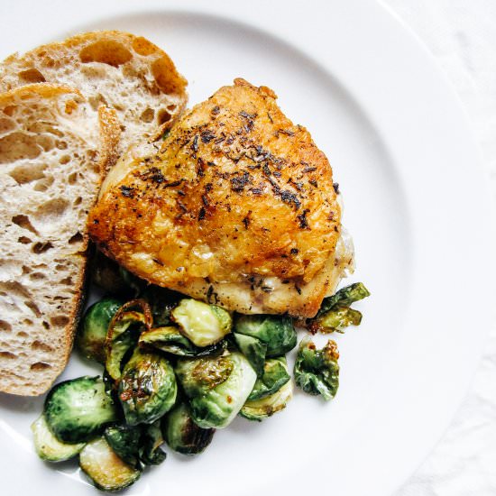 Oven Roasted Chicken Thighs