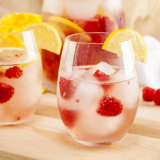 Sparkling Raspberry Lemon Sangria