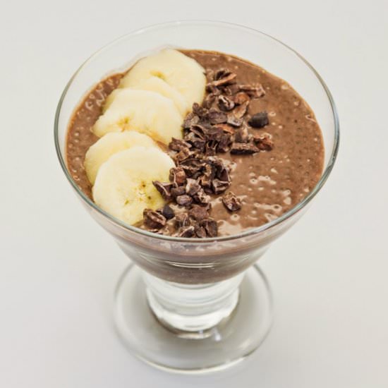 Chocolate Banana Peanut Butter Chia
