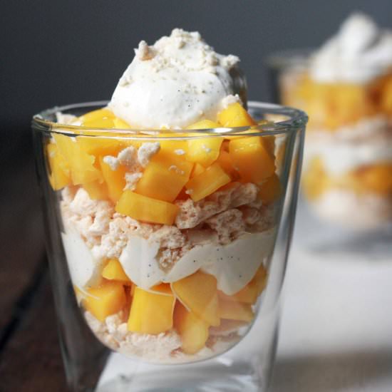 Mango tiramisu