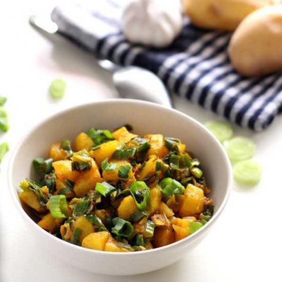 Potato & Spring Onion Curry