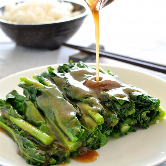 Chinese Greens with Oyster Sauce