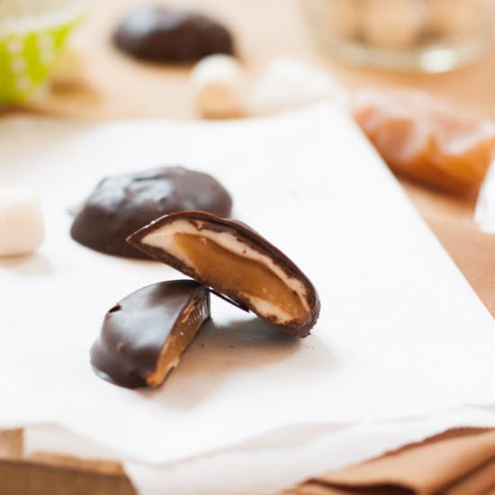Chocolate & Marshmallow Caramels