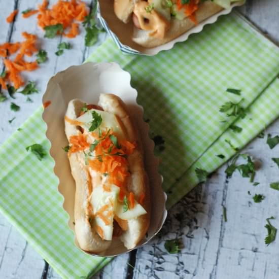 Bahn Mi Hot Dog