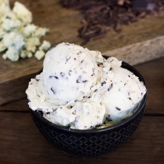 Chocolate Blue Cheese Ice Cream