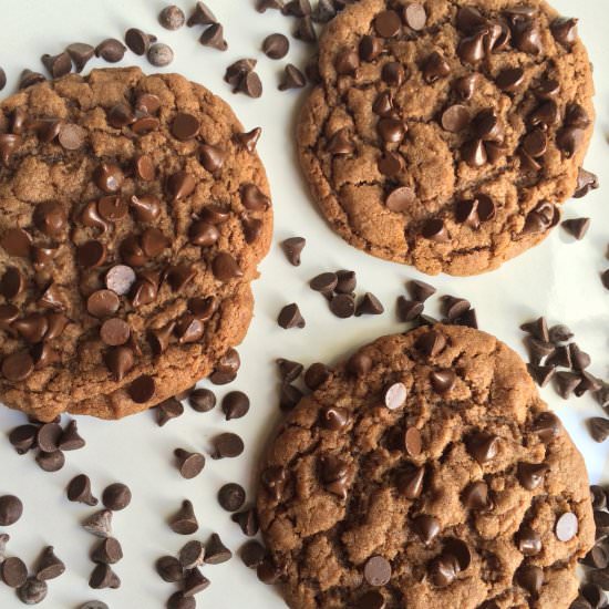 Nutella Chocolate Chip Cookies