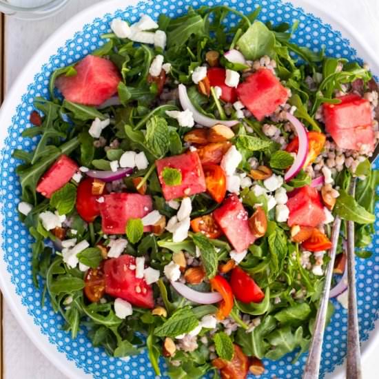 Arugula, Watermelon & Feta Salad
