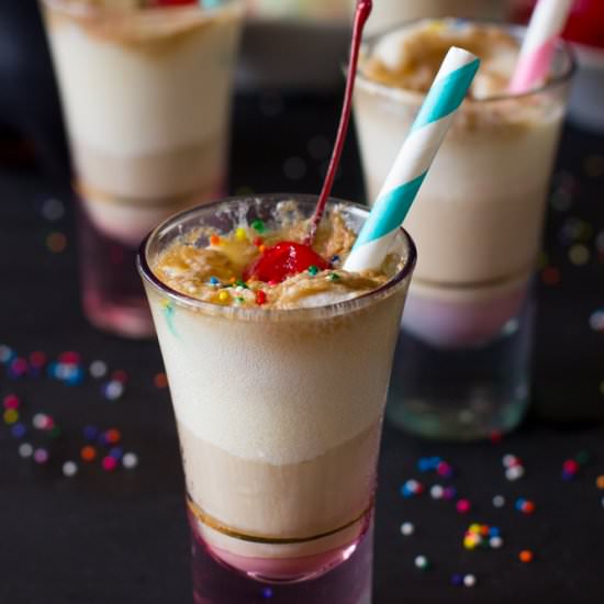 Vanilla Coke Float Shooters