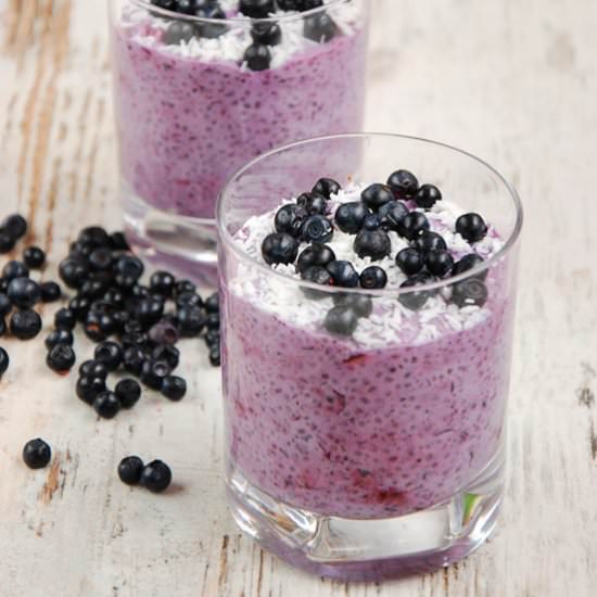 Blueberry Chia Pudding