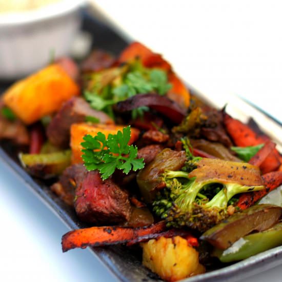 Hawiian Steak & Veggies