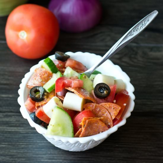 Smoked Mozzarella Tomato Salad
