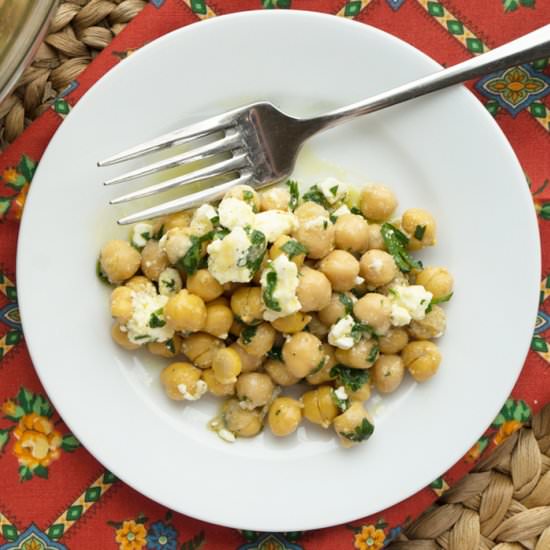 Chickpea and Feta Salad