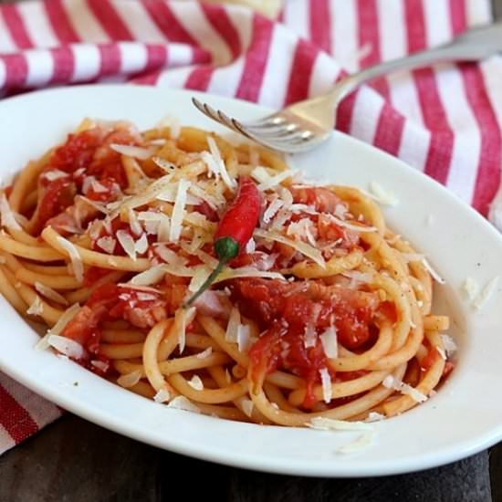 Bucatini All’amatriciana
