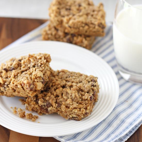 Maple Peanut Breakfast Bars