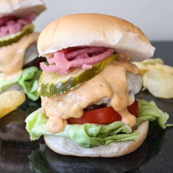 Fig Glazed Burgers