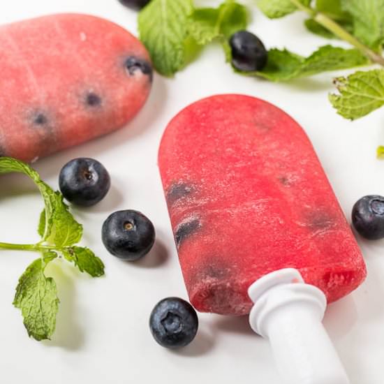 Watermelon-Mint Popsicles