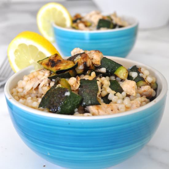 Couscous Salad with Grilled Chicken
