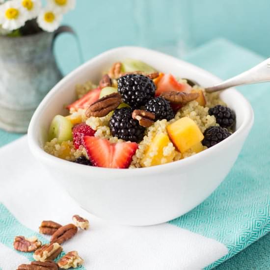 Honey Cinnamon Breakfast Quinoa