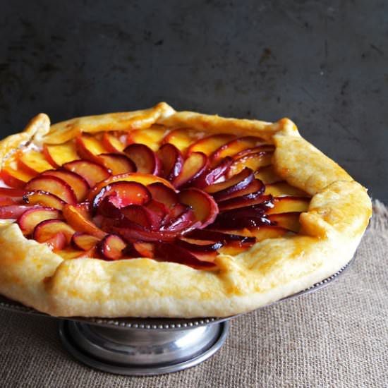 Peach Plum Galette
