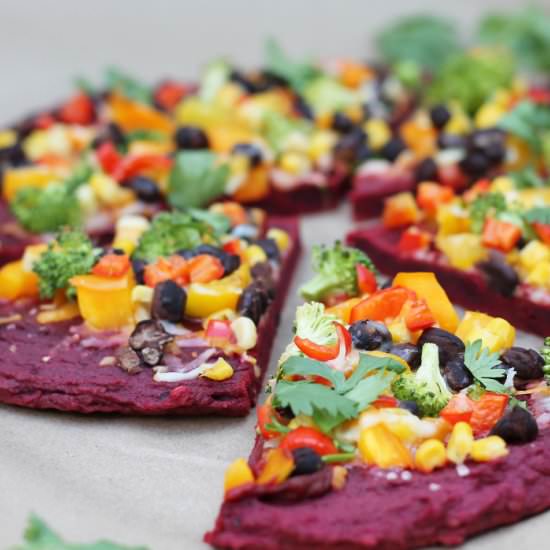 Beet Crust Pizza