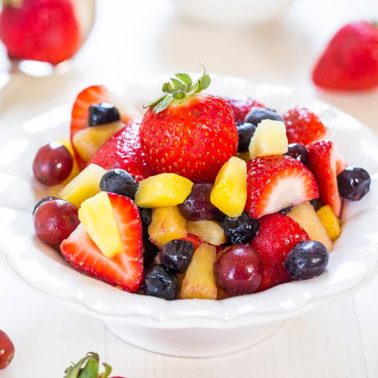 Vanilla Fruit Salad