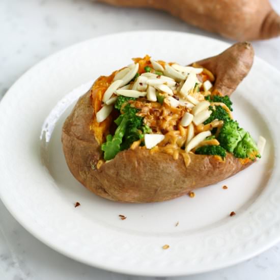 Healthy Stuffed Sweet Potato