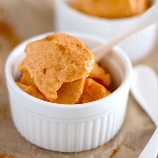Healthy Pumpkin Pie Ice Cream