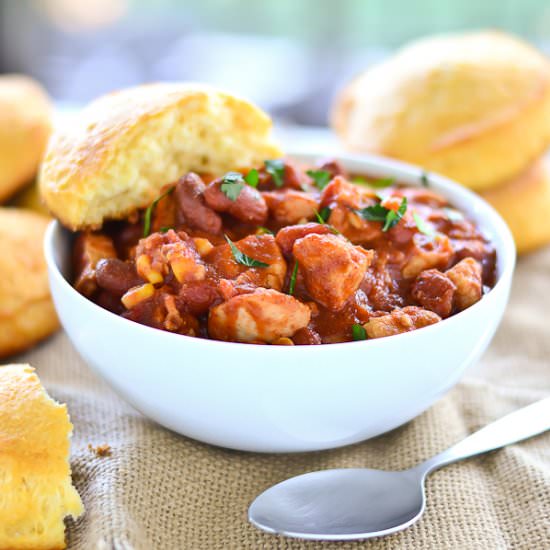 Chunky Chicken Chili