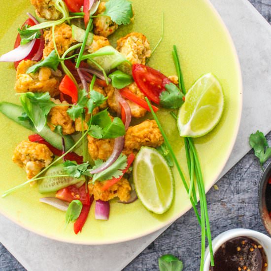 Fish Cake Salad