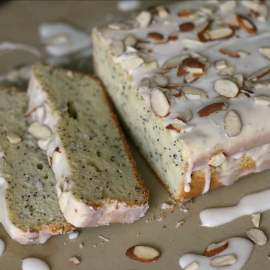 Moist Almond Poppy Seed Cake