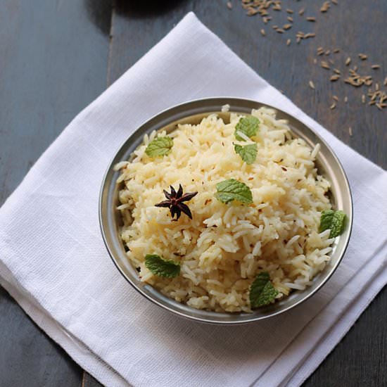 Jeera Rice Recipe (cumin rice)
