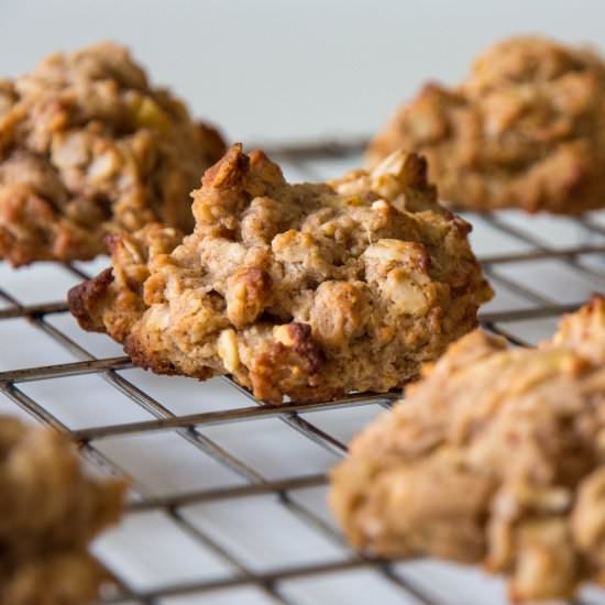 Peanut Butter, Banana & Oat Cookies