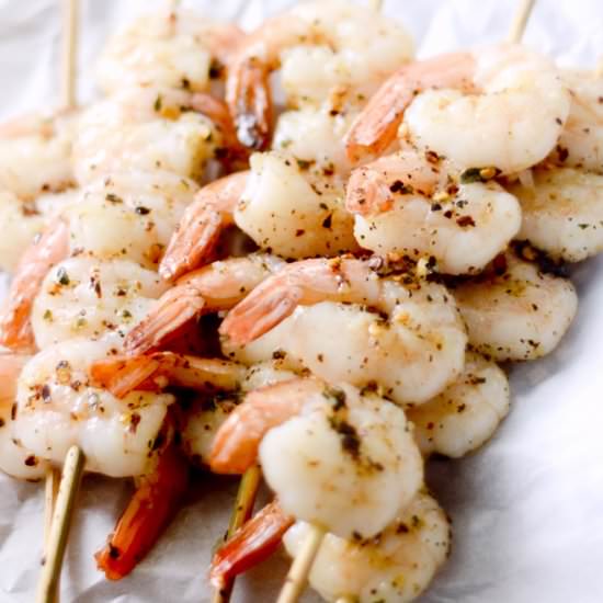 Grilled Shrimp Skewers