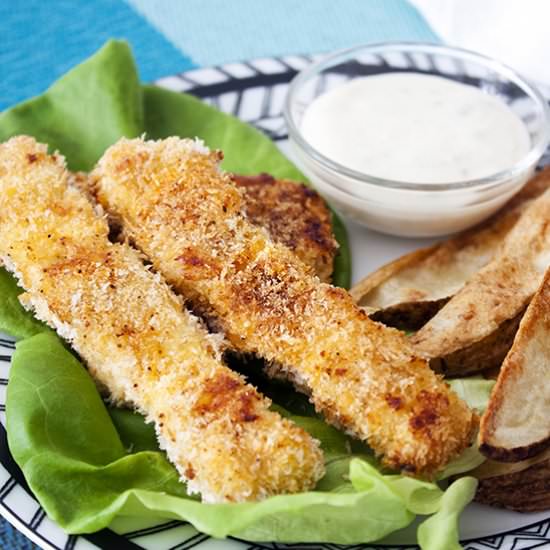 Baked Fish and Chips
