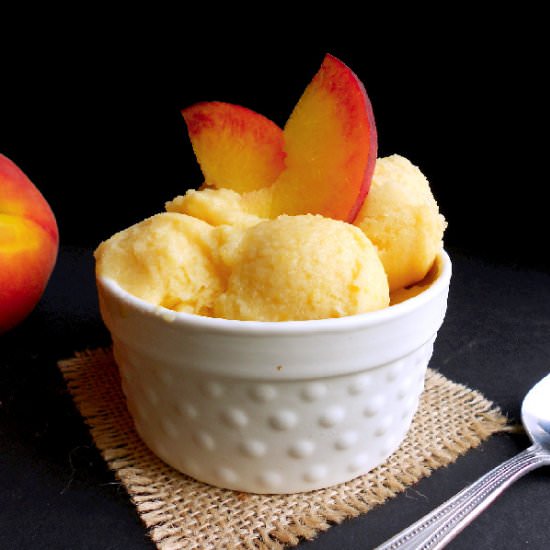 Peach Frozen Yogurt